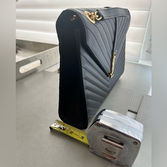 YSL Large Monogram Matelasse Envelope Bag - Saint Laurent - Picture 5 of 12